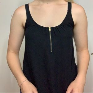 Zipper Tank Top